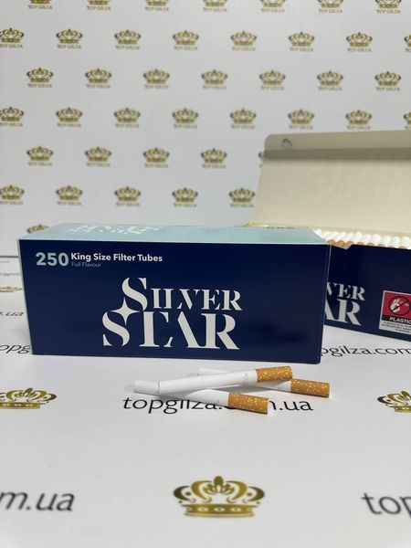 Ящик сигаретных гильз для набивки табаком Silver Star King Size 10 000 шт (40 блоков по 250 шт) фото