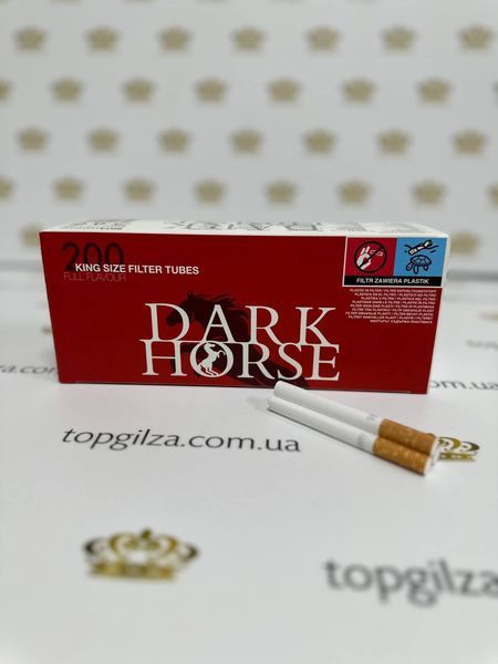 Ящик папиросных гильз Dark Horse King Size Filter Tubes Full Flavour 10 000 шт (50 блоков по 200 шт) фото
