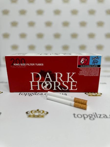 Ящик папиросных гильз Dark Horse King Size Filter Tubes Full Flavour 10 000 шт (50 блоков по 200 шт) фото