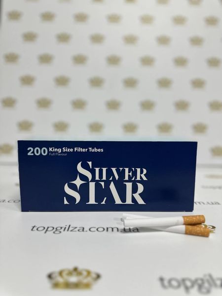 Ящик цигаркових гільз Silver Star King Size Filter Tubes 10 000 шт (50 блоків по 200 шт) фото