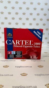 Сигаретные гильзы для набивки табаком Cartel 1000 шт фото