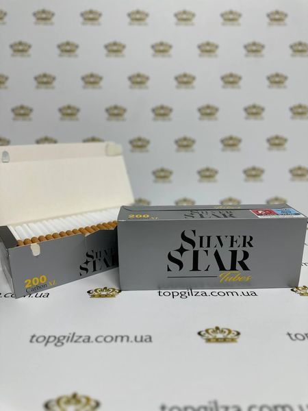 Сигаретные гильзы с угольным фильтром Silver Star King Size Tubes Carbon XL 200 шт фото