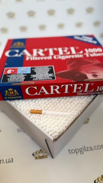 Ящик цигаркових гільз для набивання тютюном Cartel 10 000 шт (10 блоків по 1000 шт) фото