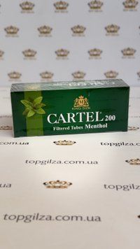 Сигаретные гильзы с ароматом ментола CARTEL MENTHOL 200 шт фото