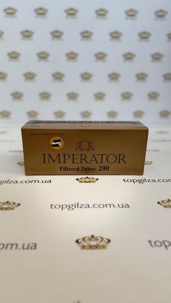 Ящик чорних сигаретних гільз Imperator з карбоновим фільтром 20 мм 10 000 шт (50 блоків по 200 шт) фото
