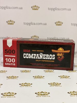 Гільзи для набивання сигарет Gama Companeros 500 шт фото