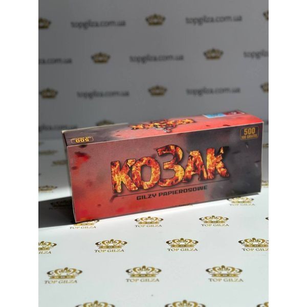 Ящик бумажных гильз для набивки сигарет Kozak 10 000 шт (20 блоков по 500 шт) фото