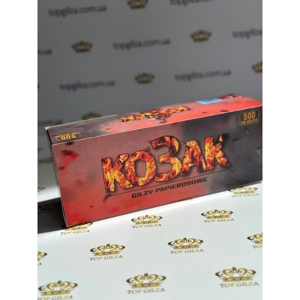 Ящик бумажных гильз для набивки сигарет Kozak 10 000 шт (20 блоков по 500 шт) фото