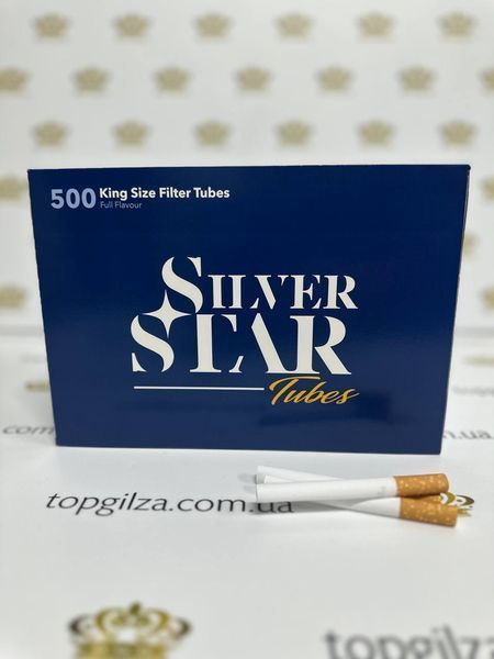 Ящик цигаркових гільз Silver Star King Size 10 000 шт (20 блоків по 500 шт) фото