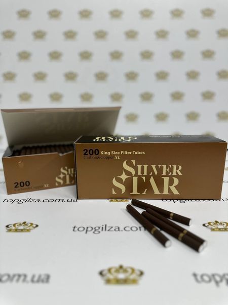Ящик сигаретных гильз Silver Star King Size Filter Tubes Copper Edition 10 000 шт (50 блоков по 200 шт) фото